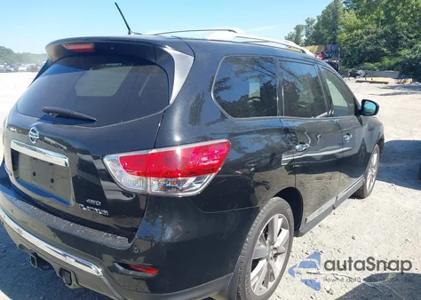 2014 Nissan Pathfinder Platinum из США, поврежденный, VIN 5N1AR2MMXEC726646